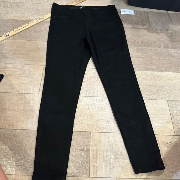 OLD NAVY WOMENS BLACK ROCKSTAR SUPER SKINNY JEGGINGS MIDRISE NEW - Picture 1 of 8